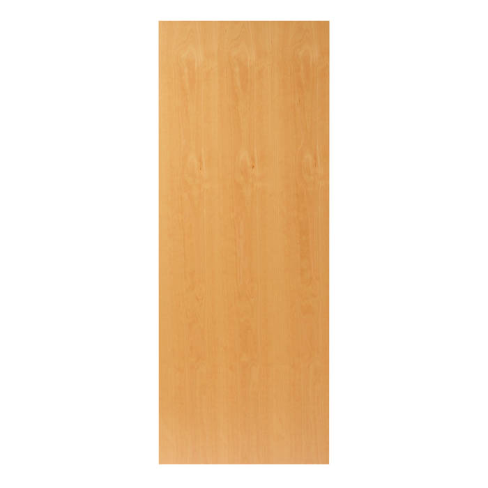 Beech veneered flush