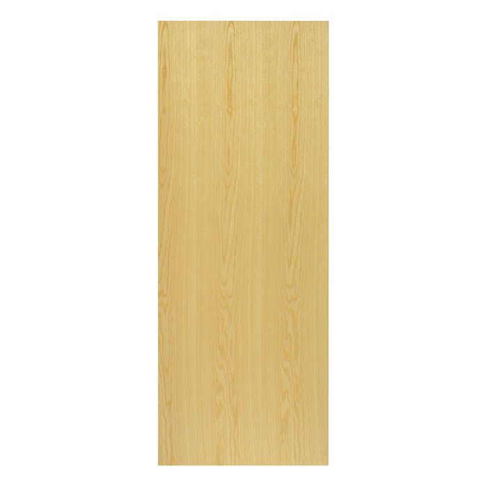 Ash veneered flush