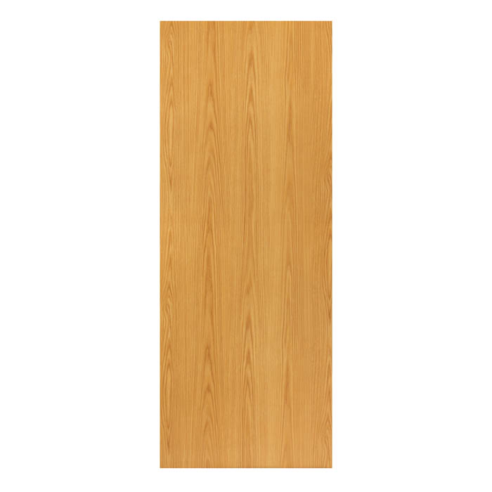 Oak veneered flush