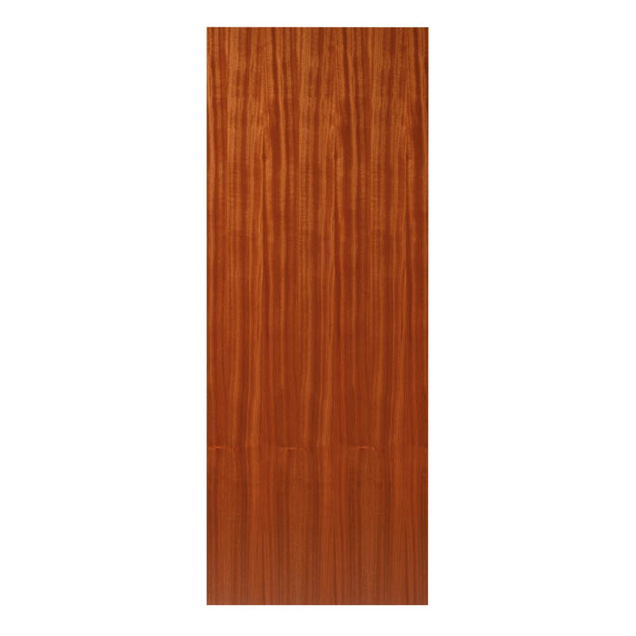 Sapele veneered flush