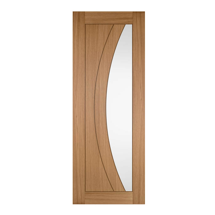 Sicily Oak Glass Door - finished