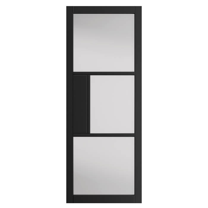 Cosmo Black Clear Glass