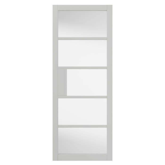 Metro White Clear Glass
