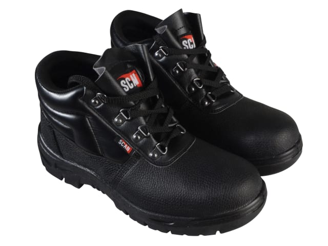 D-Ring Chukka Safety Boots Black